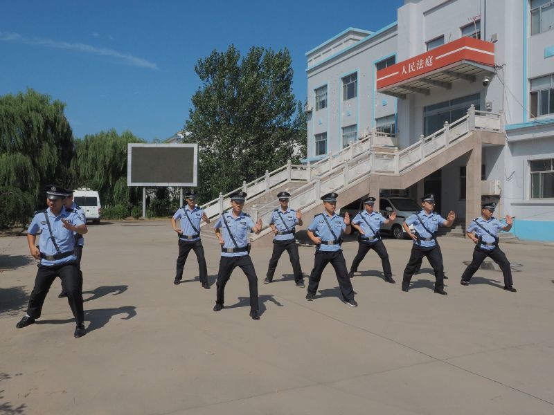 惠民县法院法警大队狠抓落实做好法院安保工...